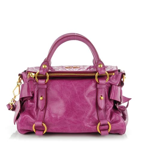 miu miu small bow satchel|miumiu bags for women.